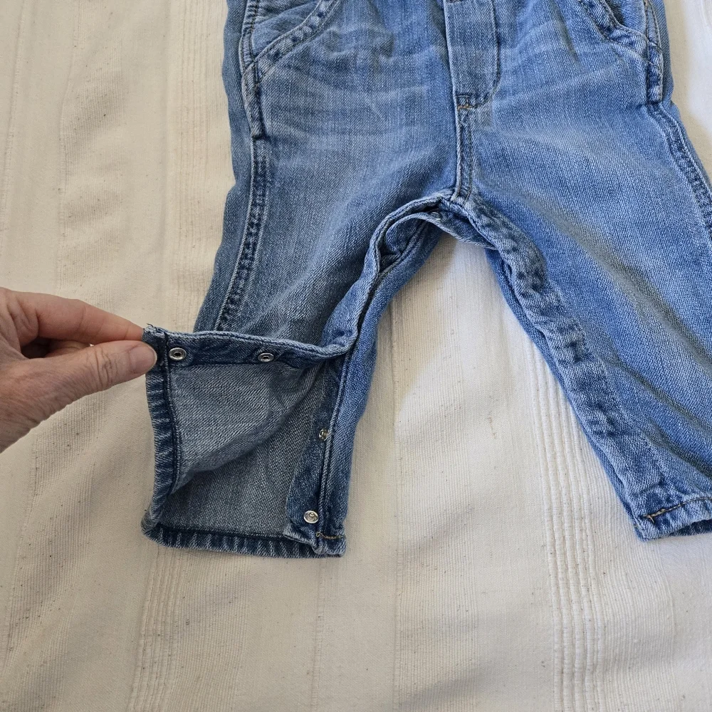 Baby Gap Lot Denim Overalls &‎ Distressed Jean Size 6-18 Month / Koala Onesie